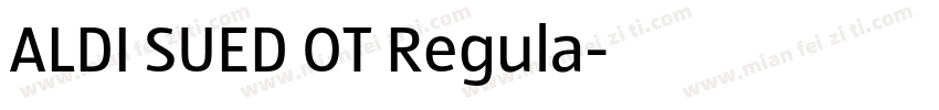 ALDI SUED OT Regula字体转换